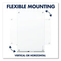 Quartet Brilliance Glass Dry-Erase Boards, 48 x 36, White Surface