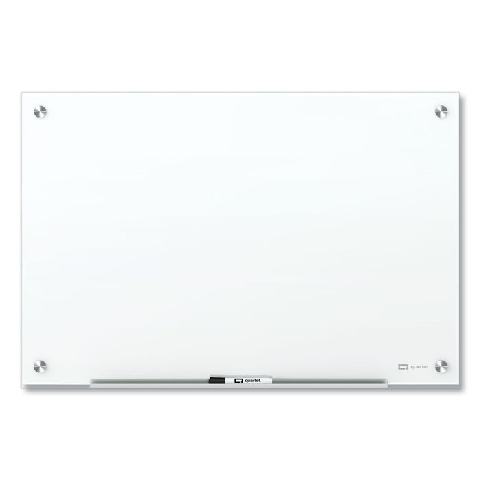 Quartet Brilliance Glass Dry-Erase Boards, 24 x 18, White Surface
