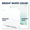 Quartet Brilliance Glass Dry-Erase Boards, 24 x 18, White Surface