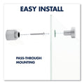 Quartet Brilliance Glass Dry-Erase Boards, 48 x 48, White Surface