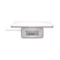 Kensington FreshView Wellness Monitor Stand with Air Purifier, For 27" Monitors, 22.5" x 11.5" x 5.4", White, Supports 200 lbs