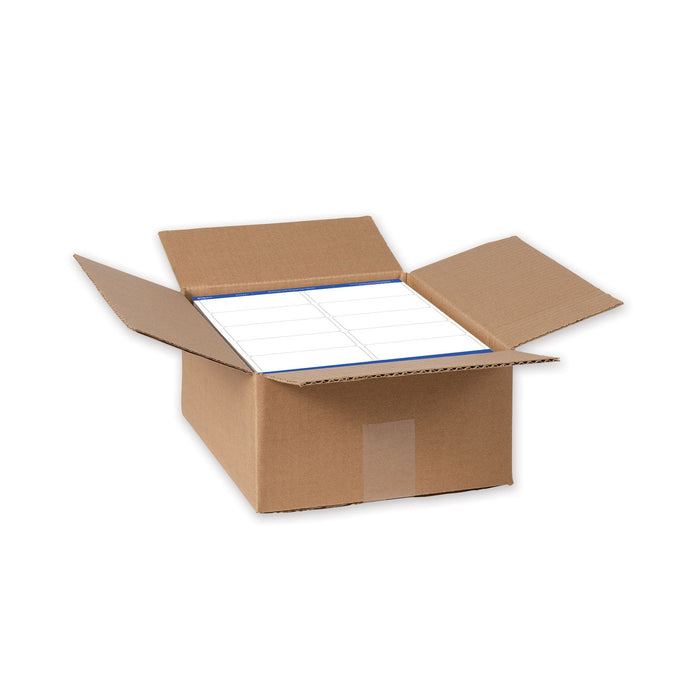 Avery Waterproof Shipping Labels with TrueBlock and Sure Feed, Laser Printers, 2 x 4, White, 10/Sheet, 500 Sheets/Box