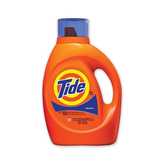 Tide Liquid Laundry Detergent, Original Fresh Scent, 64 Loads, 92 oz Bottle