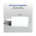 Avery Printable Microperforated Business Cards w/Sure Feed Technology, Laser, 2 x 3.5, White, 250 Cards, 10/Sheet, 25 Sheets/Pack