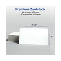 Avery Print-to-the-Edge Microperf Business Cards w/Sure Feed Technology, Color Laser, 2x3.5, White, 160 Cards, 8/Sheet,20 Sheets/PK