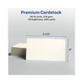 Avery Printable Microperforated Business Cards w/Sure Feed Technology, Inkjet, 2 x 3.5, Ivory, 250 Cards, 10/Sheet, 25 Sheets/Pack