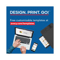 Avery Printable Microperforated Business Cards w/Sure Feed Technology, Inkjet, 2 x 3.5, White,  250 Cards, 10/Sheet, 25 Sheets/Pack