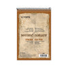 TOPS Second Nature Recycled Notepads, Gregg Rule, Brown Cover, 70 White 6 x 9 Sheets