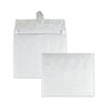 Survivor Lightweight 14 lb Tyvek Open End Expansion Mailers, #15, Square Flap, Redi-Strip Adhesive Closure, 10 x 15, White, 100/Carton