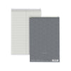 TOPS Prism Steno Pads, Gregg Rule, Gray Cover, 80 Gray 6 x 9 Sheets, 4/Pack