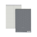 TOPS Prism Steno Pads, Gregg Rule, Gray Cover, 80 Gray 6 x 9 Sheets, 4/Pack
