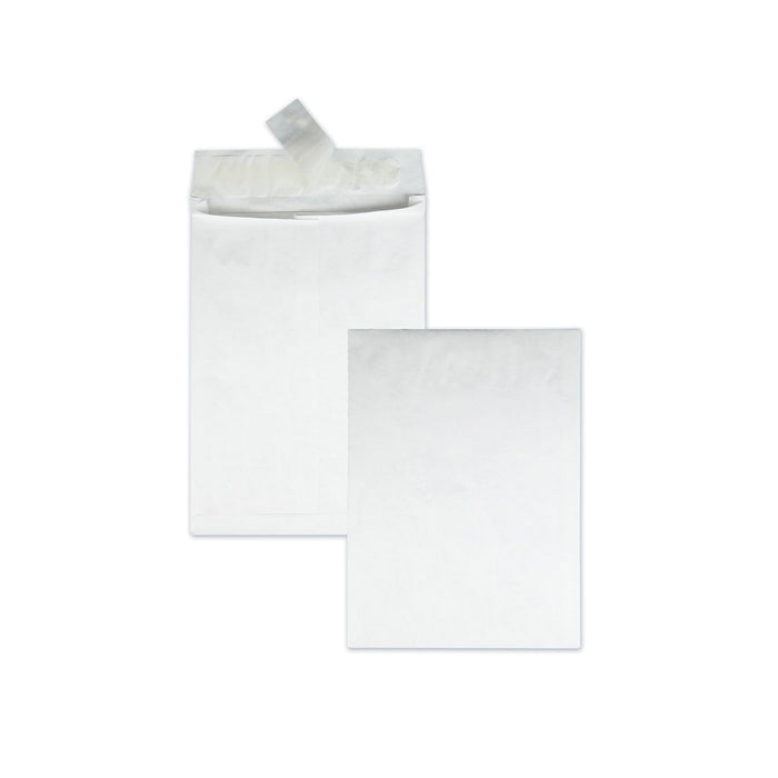 Survivor Light 14 lb Tyvek Open End Expansion Mailer Value Pack, #13 1/2, Flip-Stik Flap, Redi-Strip Closure, 10 x 13, White, 100/CT