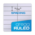 TOPS Prism Steno Pads, Gregg Rule, Orchid Cover, 80 Orchid 6 x 9 Sheets, 4/Pack