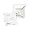 Quality Park Redi-File Disk Pocket/Mailer for CDs/DVDs, Square Flap, Tuck-Tab Closure, 6 x 5.88, White, 10/Pack