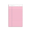 TOPS Prism + Colored Writing Pads, Narrow Rule, 50 Pastel Pink 5 x 8 Sheets, 12/Pack