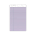 TOPS Prism + Colored Writing Pads, Narrow Rule, 50 Pastel Orchid 5 x 8 Sheets, 12/Pack
