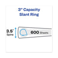 Avery Heavy-Duty View Binder with DuraHinge and Locking One Touch EZD Rings, 3 Rings, 3" Capacity, 11 x 8.5, Black