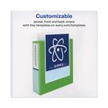 Avery Heavy-Duty View Binder with DuraHinge and Locking One Touch EZD Rings, 3 Rings, 3" Capacity, 11 x 8.5, Chartreuse