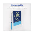 Avery Heavy-Duty View Binder with DuraHinge and One Touch EZD Rings, 3 Rings, 1" Capacity, 11 x 8.5, White