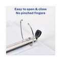 Avery Heavy-Duty View Binder with DuraHinge and Locking One Touch EZD Rings, 3 Rings, 5" Capacity, 11 x 8.5, Navy Blue