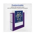 Avery Heavy-Duty View Binder with DuraHinge and One Touch EZD Rings, 3 Rings, 2" Capacity, 11 x 8.5, Purple