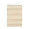 TOPS Prism + Colored Writing Pads, Narrow Rule, 50 Pastel Ivory 5 x 8 Sheets, 12/Pack