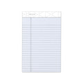 TOPS Prism + Colored Writing Pads, Narrow Rule, 50 Pastel Gray 5 x 8 Sheets, 12/Pack