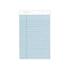TOPS Prism + Colored Writing Pads, Narrow Rule, 50 Pastel Blue 5 x 8 Sheets, 12/Pack