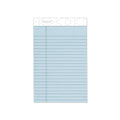 TOPS Prism + Colored Writing Pads, Narrow Rule, 50 Pastel Blue 5 x 8 Sheets, 12/Pack