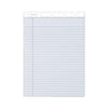 TOPS Prism + Colored Writing Pads, Wide/Legal Rule, 50 Pastel Gray 8.5 x 11.75 Sheets, 12/Pack