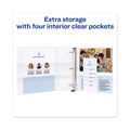 Avery Heavy-Duty View Binder with DuraHinge and One Touch EZD Rings, 3 Rings, 2" Capacity, 11 x 8.5, White