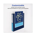 Avery Heavy-Duty View Binder with DuraHinge and One Touch EZD Rings, 3 Rings, 1.5" Capacity, 11 x 8.5, Navy Blue