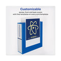 Avery Heavy-Duty View Binder with DuraHinge and Locking One Touch EZD Rings, 3 Rings, 3" Capacity, 11 x 8.5, Pacific Blue