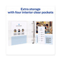 Avery Heavy-Duty View Binder with DuraHinge, One Touch EZD Rings/Extra-Wide Cover, 3 Ring, 1.5" Capacity, 11 x 8.5, White, (1319)