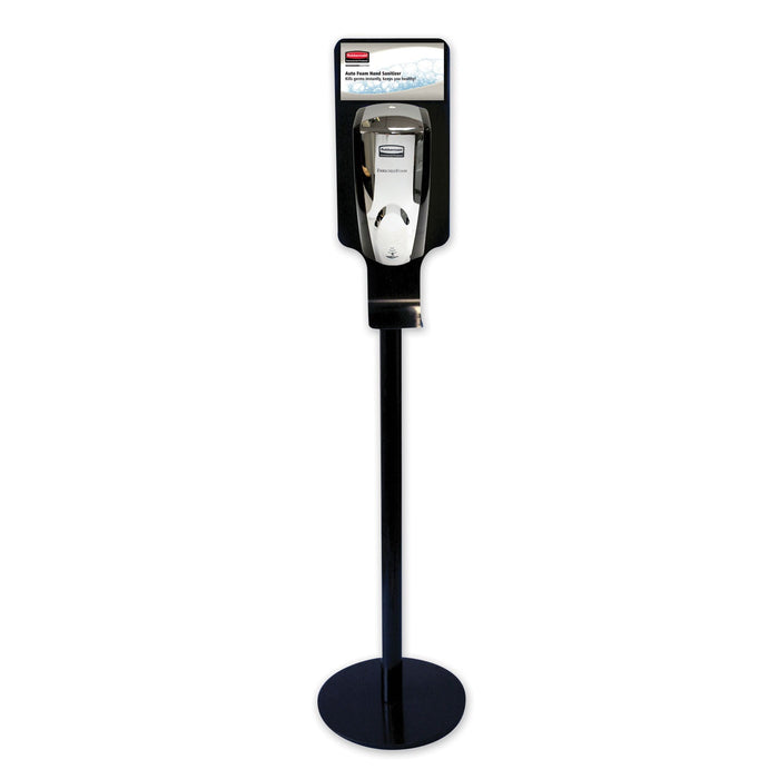 Rubbermaid TC AutoFoam Touch-Free Hand Sanitzer Dispenser Stand, 14.96 x 14.96 x 58.87, Black