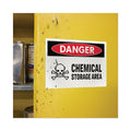 Avery Surface Safe Removable Label Safety Signs, Inkjet/Laser Printers, 7 x 10, White, 15/Pack