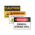 Avery Surface Safe Removable Label Safety Signs, Inkjet/Laser Printers, 8 x 8, White, 15/Pack