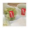 National Checking Company SecureIT Tamper Evident Food Container Seals, 1" x 3", Red, Paper, 250/Roll, 2 Rolls/Pack
