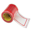 Scotch Pouch Tape, 3" Core, 5" x 6", Transparent, Orange Border