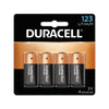 Duracell Specialty High-Power Lithium Batteries, 123, 3 V, 4/Pack