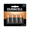 Duracell Specialty High-Power Lithium Batteries, 123, 3 V, 4/Pack