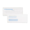Quality Park Double Window Redi-Seal Security-Tinted Envelope, #8 5/8, Commercial Flap, Redi-Seal Closure, 3.63 x 8.63, White, 500/Box