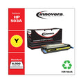 Innovera Remanufactured Yellow Toner, Replacement for 503A (Q7582A), 6,000 Page-Yield