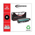 Innovera Remanufactured Black High-Yield Toner, Replacement for 653X (CF320X), 21,000 Page-Yield