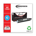 Innovera Remanufactured Cyan Toner, Replacement for 130A (CF351A), 1,000 Page-Yield