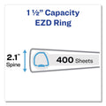 Avery Framed View Heavy-Duty Binders, 3 Rings, 1.5" Capacity, 11 x 8.5, White
