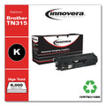 Innovera Remanufactured Black High-Yield Toner, Replacement for TN315BK, 6,000 Page-Yield