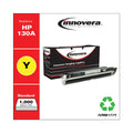Innovera Remanufactured Yellow Toner, Replacement for 130A (CF352A), 1,000 Page-Yield