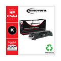 Innovera Remanufactured Black Extended-Yield Toner, Replacement for 05A (CE505AJ), 5,000 Page-Yield