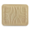 World Centric Fiber Trays, 1-Compartment, 9.1 x 7.1 x 0.7, Natural, Paper, 500/Carton